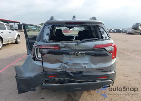 2021 GMC Acadia Awd Sle from USA, damaged, VIN 1GKKNRLS4MZ116755